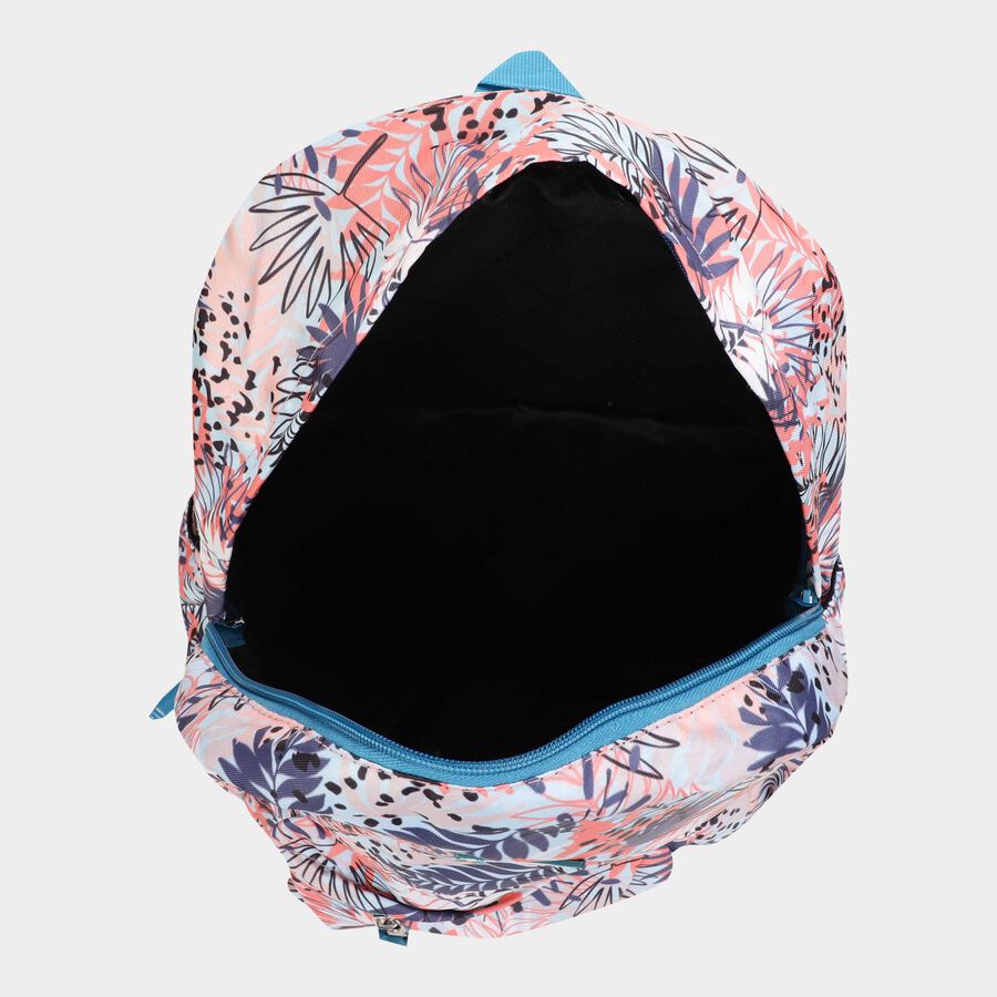 Women's Printed Fabric Backpack, , large image number null