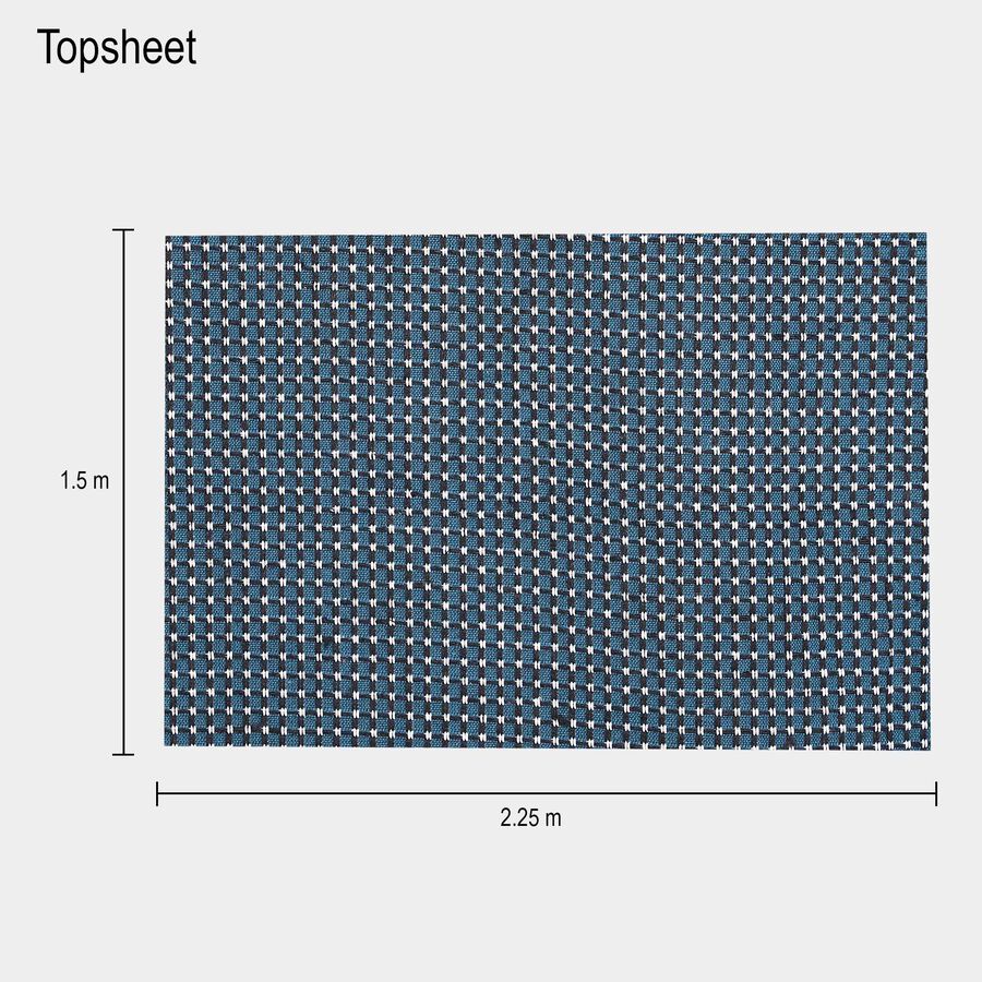 Blue Cotton Bedcover, , large image number null