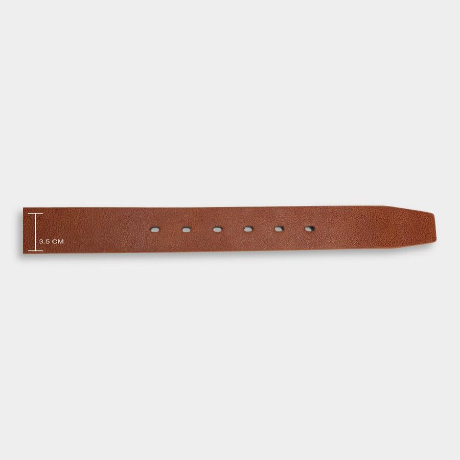 Men's Tan Polyurethane Formal Belt, , large image number null