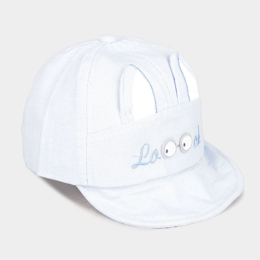 Kids' Blue Nylon/Polyester Cap, , large image number null