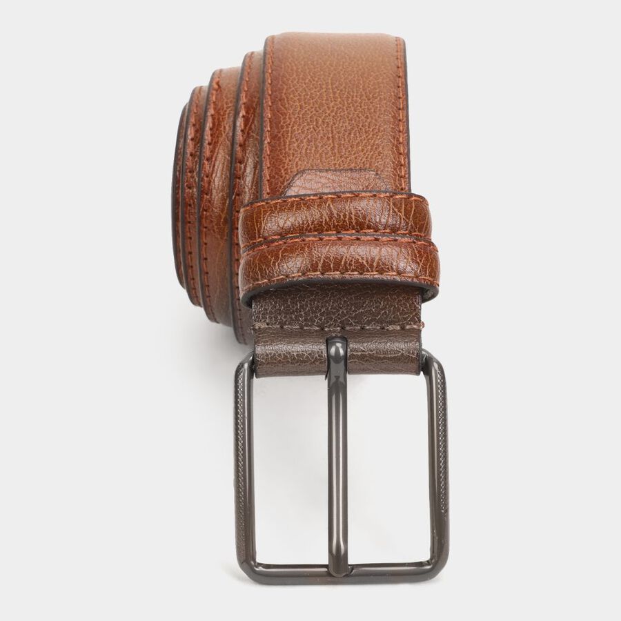 Men's Tan Polyurethane Casual Belt, , large image number null