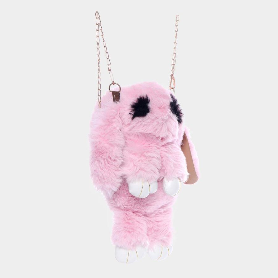 Kid's Pink Nylon And Polyester Bag, , large image number null