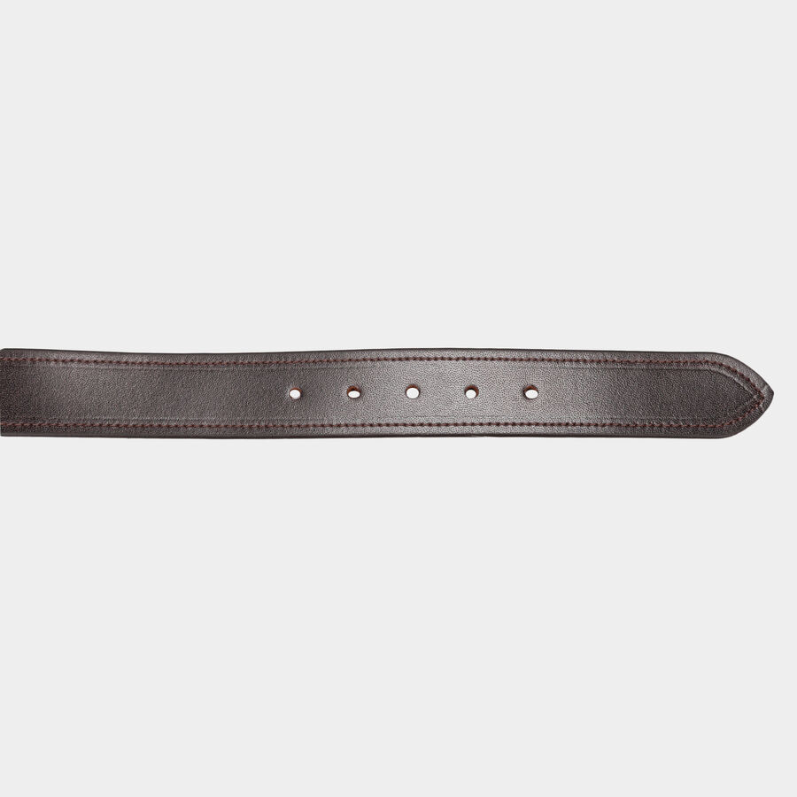 Men's Leather Casual Belt, Size 36, Textured, , large image number null