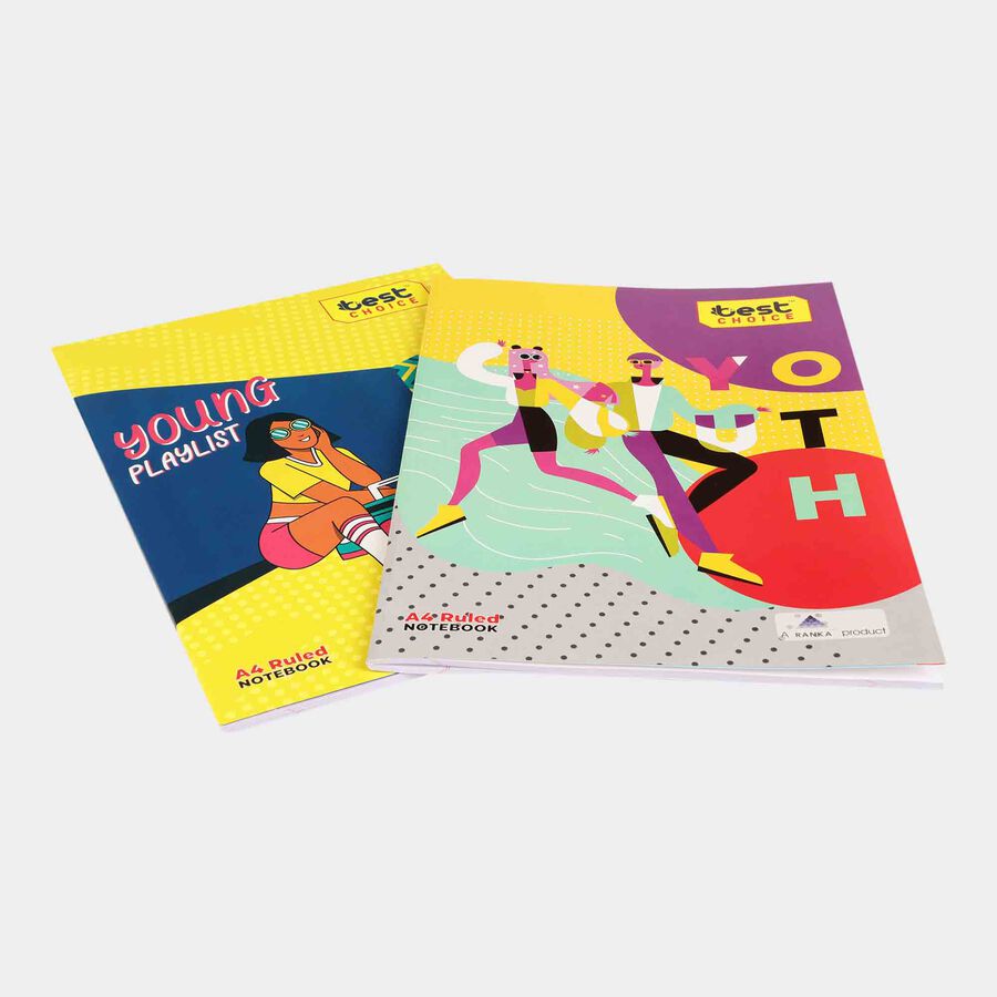 128 Page Ruled Notebook, Set of 2, , large