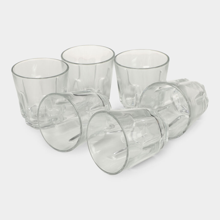 220ml Glass Tumbler Set of 6, , large image number null