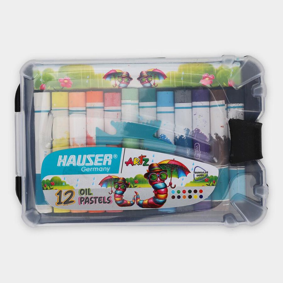 Kid's Frozen Princess Coloring Frame with Oil Pastel Colors , , large