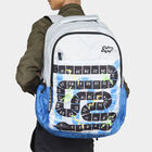 Light Blue Fabric Backpack, , small