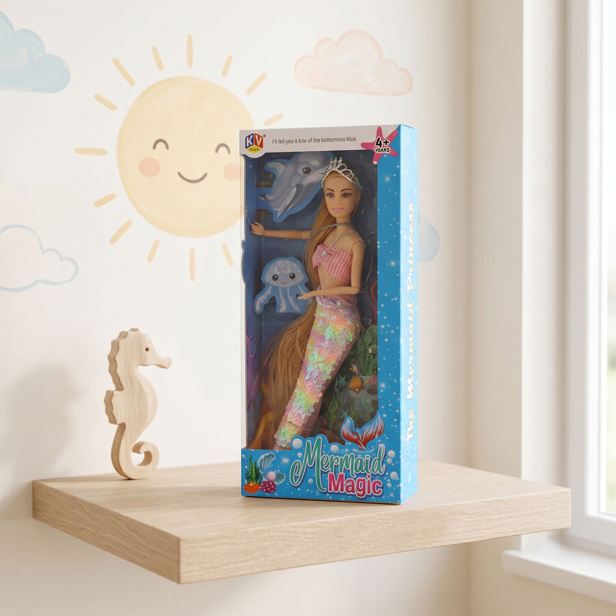 Kid's Mermaid Magic Fashion Doll, , large