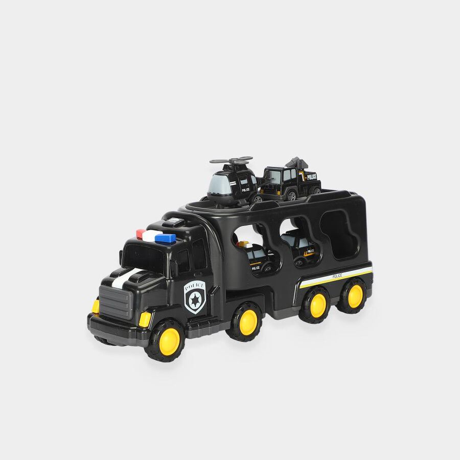 Kid's Black Plastic Car, , large