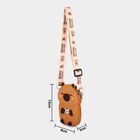 Kid's Cute Bear Polyurethane Sling Bag, , small