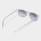 Kid's Plastic Clear Glass Wayfarer Sunglasses, , small image number null