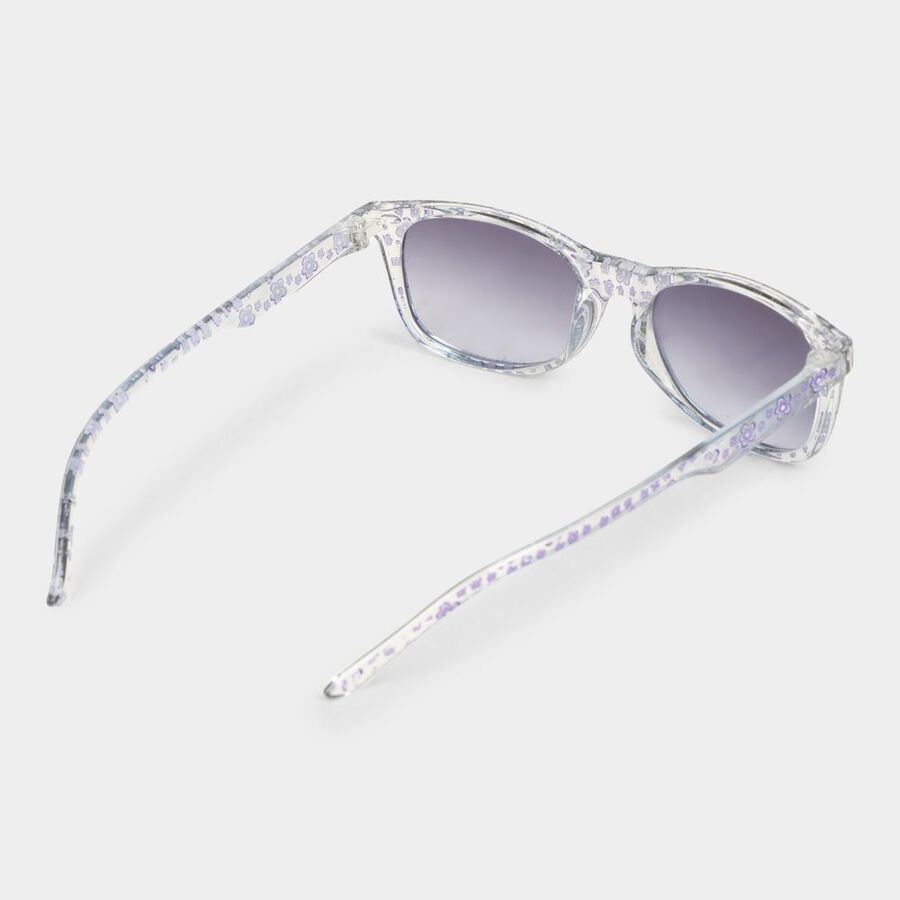 Kid's Plastic Clear Glass Wayfarer Sunglasses, , large image number null