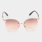 Women's Metal Gradient Square Sunglasses, , small image number null
