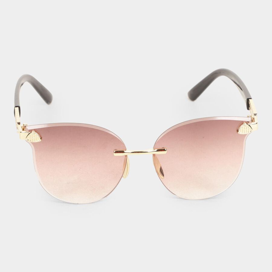Women's Metal Gradient Square Sunglasses, , large image number null