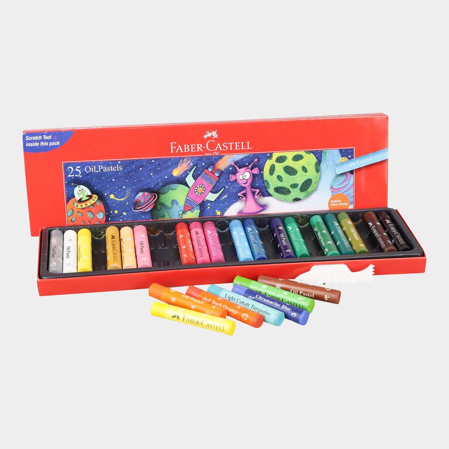 1 Pc. Wax Oil Paste Plastic Crayons - Colour/Design May Vary, , large image number null