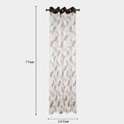 7ft. Brown Microfiber Door Curtain, , small image number null