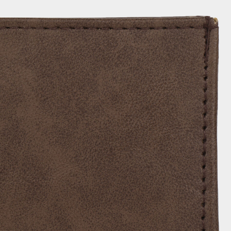 Men's Tan Polyurethane Wallet, , large image number null