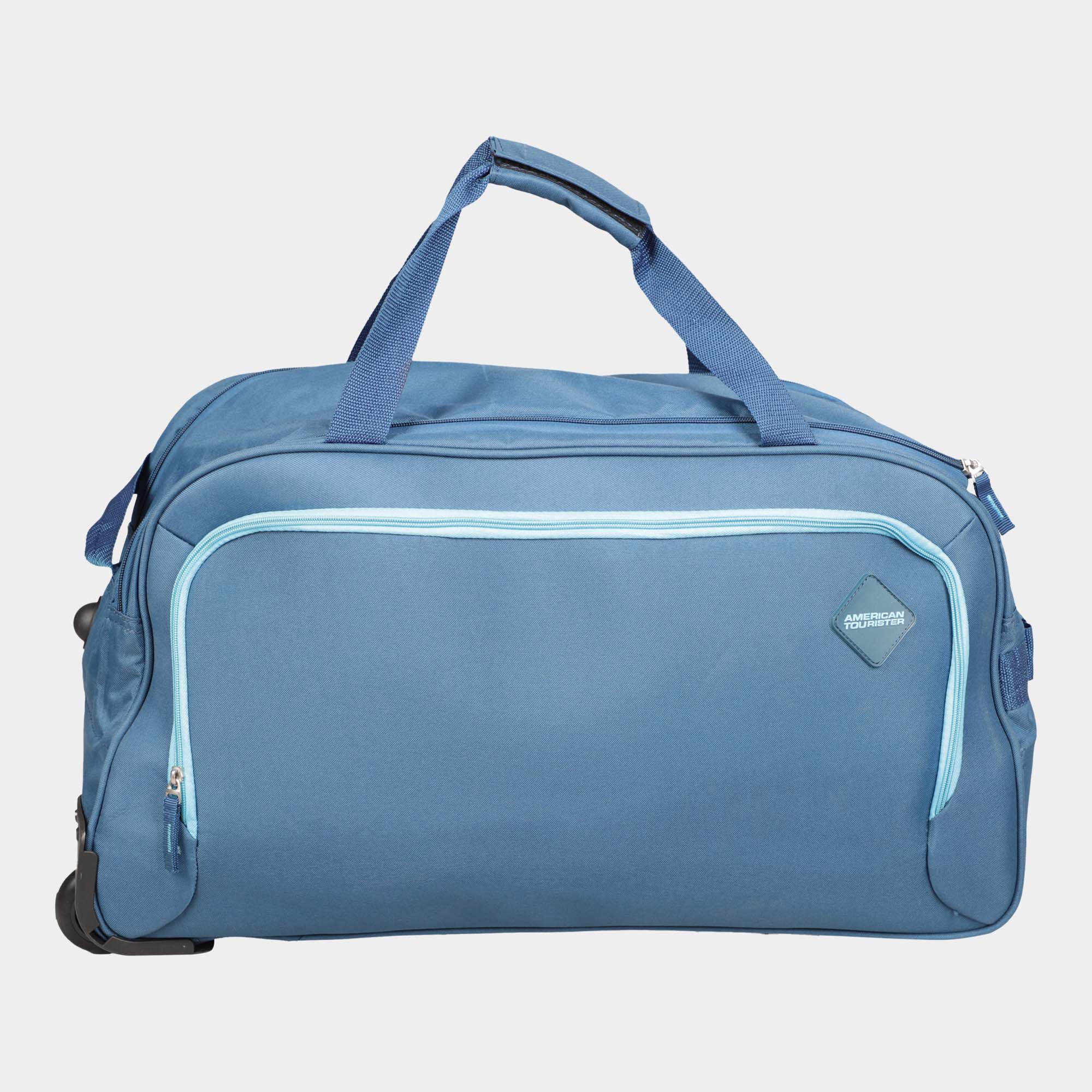 Aristocrat DFTVON55ETBL Polyester Cabin Luggage Trolley Bag (53.5 cm, Blue)  Price - Buy Online at Best Price in India