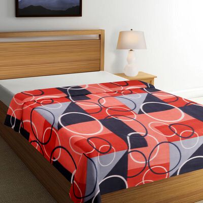 Red Microfiber Blanket