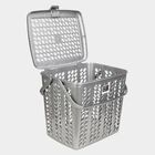 Grey Plastic Basket, , small