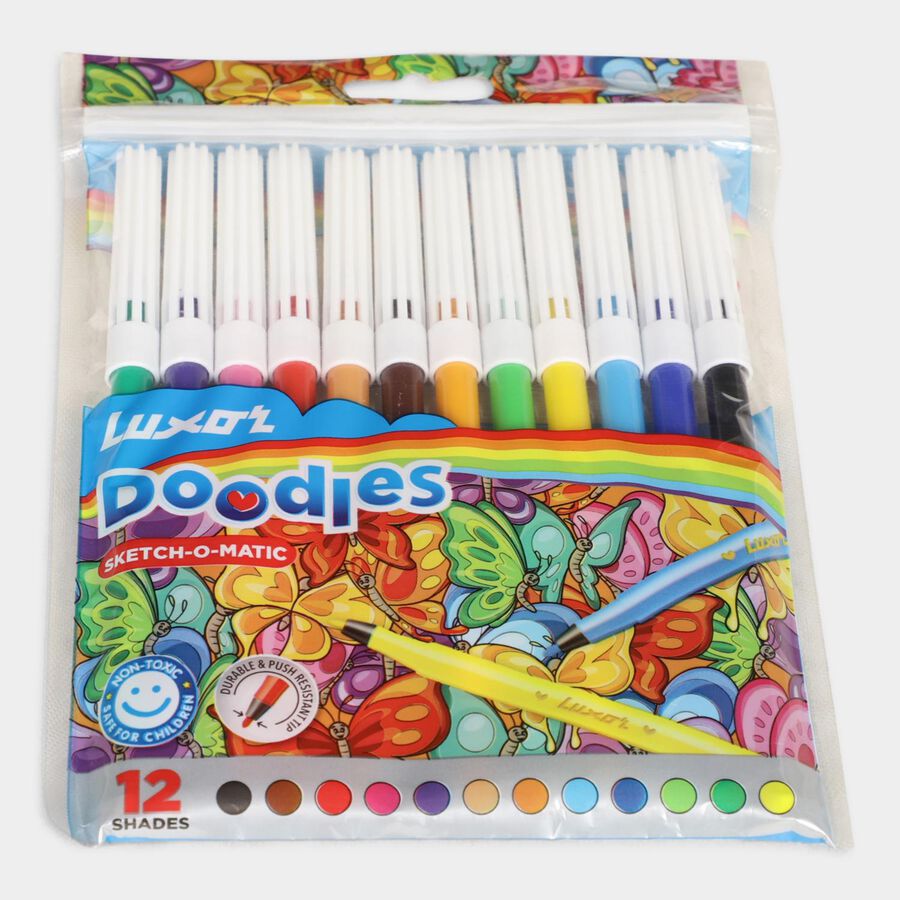 Sketch Pens 12 Shades, , large image number null