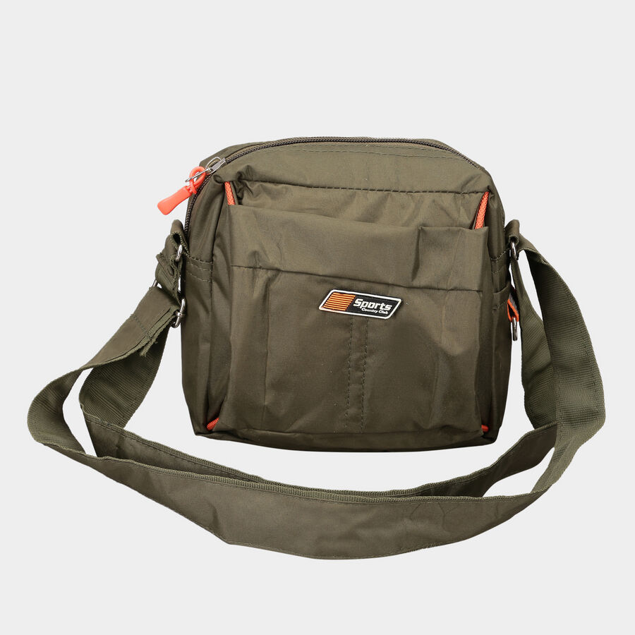 Men's Polyurethane Sling Bag, , large image number null