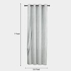 7ft. Light Grey Microfiber Door Curtain, , small image number null
