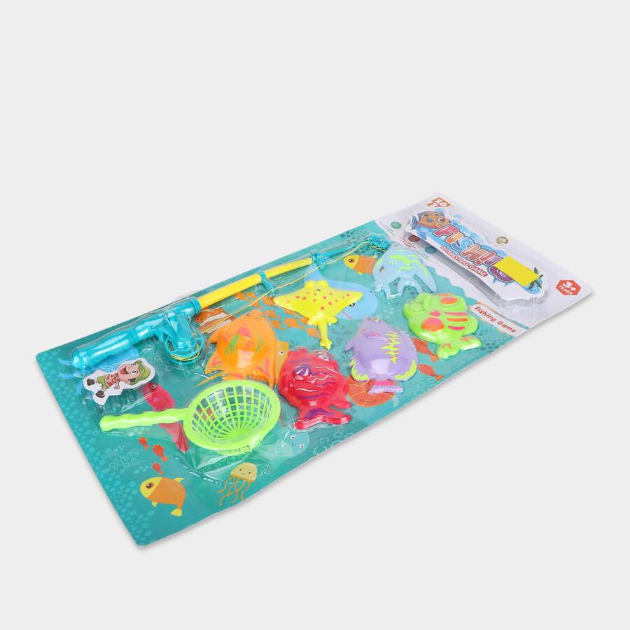 Kid's Fish Game Magnetic Fishing Toy Set, , large