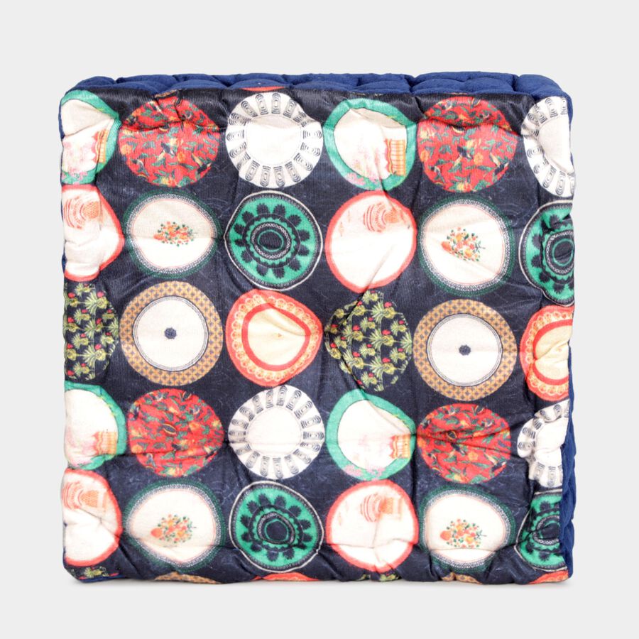 Multicolour Microfiber Cushion, , large image number null