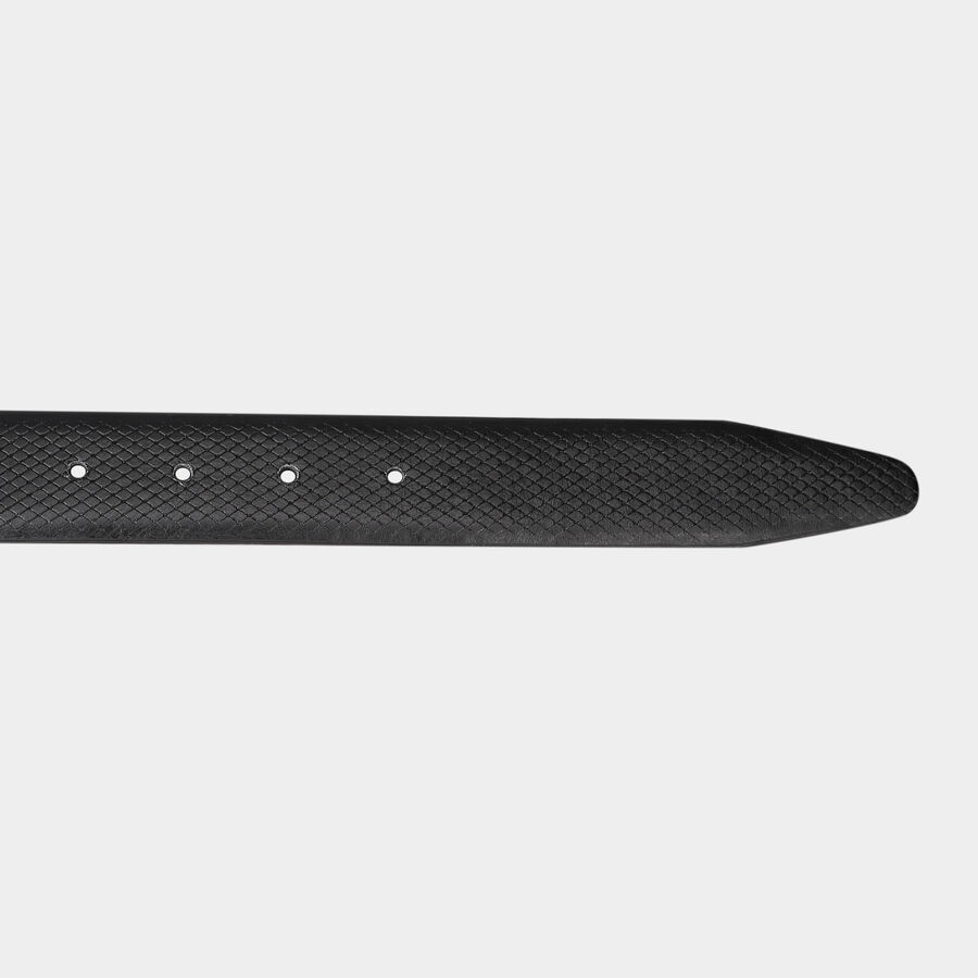 Men's Black Polyurethane Casual Belt, , large image number null