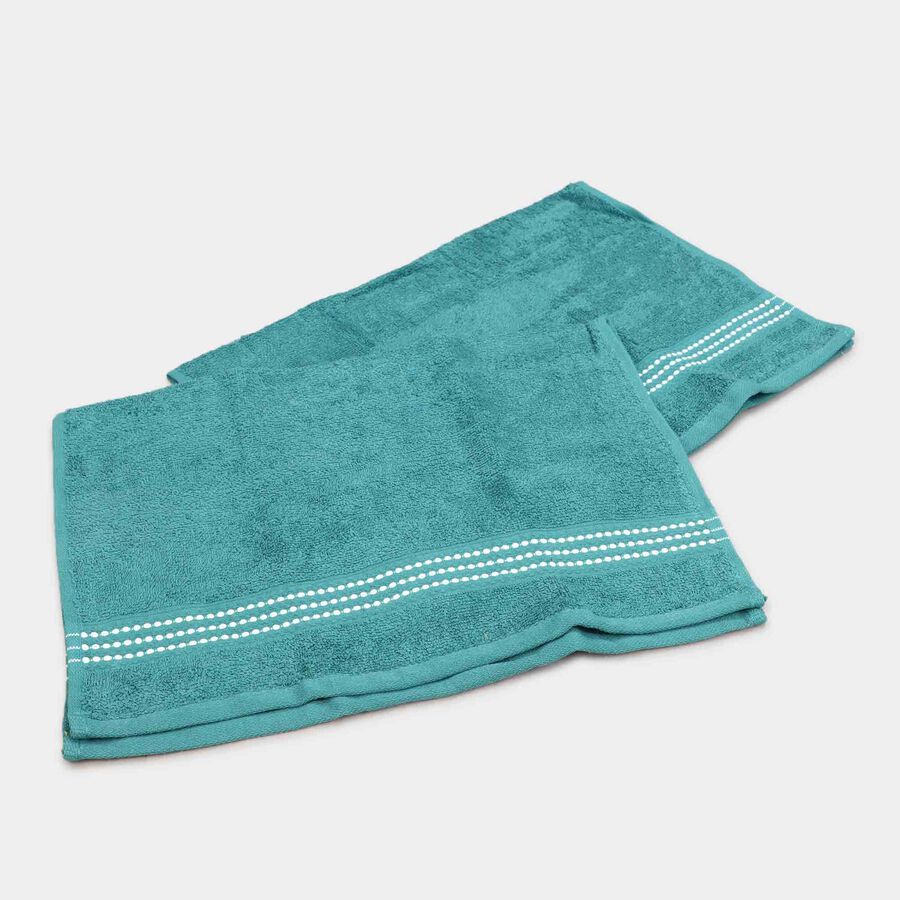 380 GSM Teal Blue Cotton Hand Towel, , large image number null