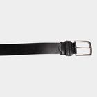 Men's Black Polyurethane Casual Belt, , small image number null