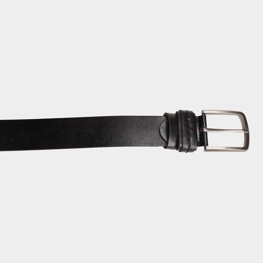 Men's Black Polyurethane Casual Belt, , large image number null