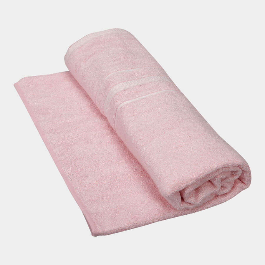 Solid 100% Cotton Anti Bacterial Bath Towel, , large image number null
