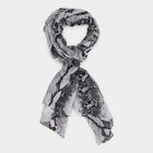Women's Light Grey Fabric Scarf , , small