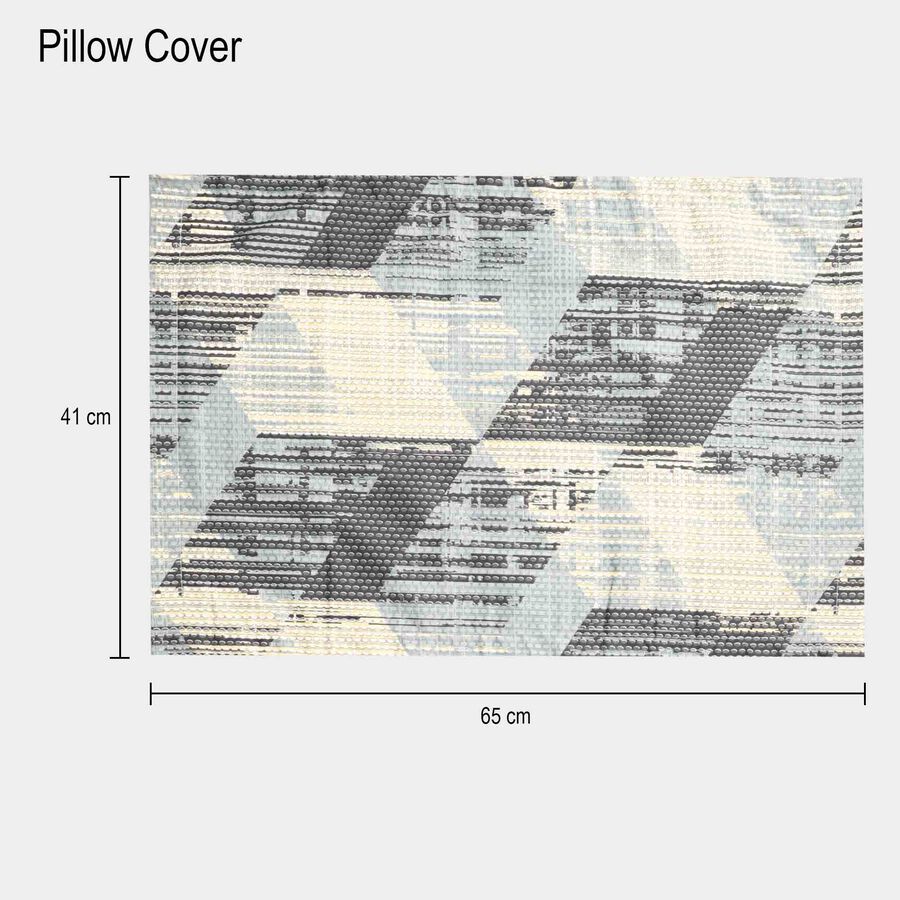 Green Cotton Double Bedsheet with Pillow Cover, , large
