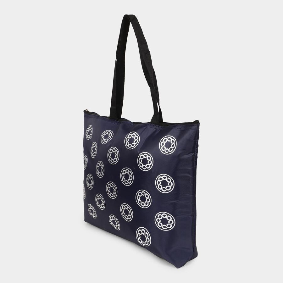 Navy Blue Fabric-Nylon Bag, , large image number null