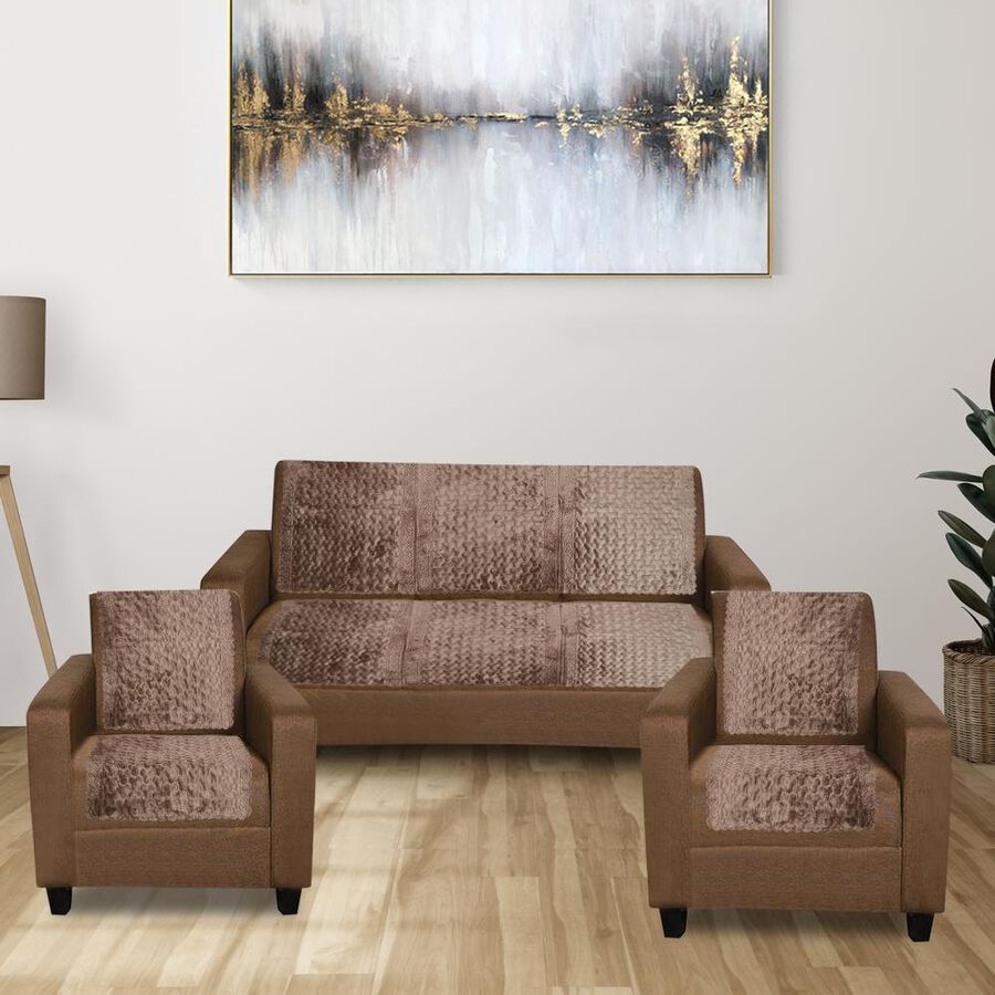 Beige Polyester Sofa Cover, , large image number null