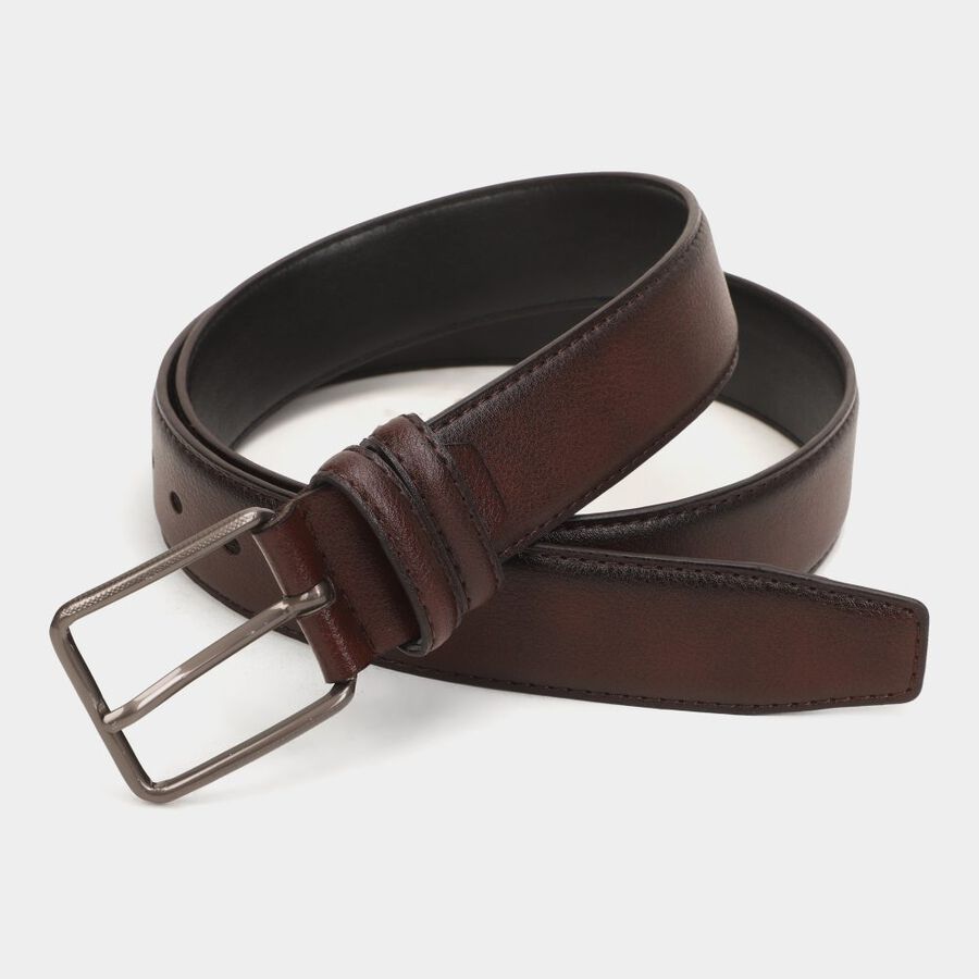 Men's Brown Polyurethane Casual Belt, , large image number null