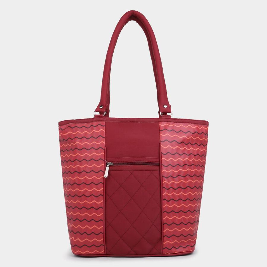 Women's Maroon Polyurethane Hand Bag, , large image number null