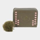 Women's Red Polyurethane Clutch Bag, , small image number null