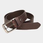 Men's Brown Leather Casual Belt, , small image number null