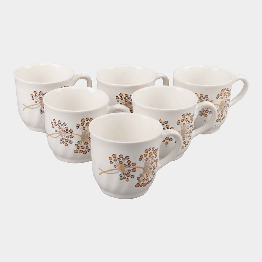 120 ml Stoneware Cup, Set of 6, , large image number null
