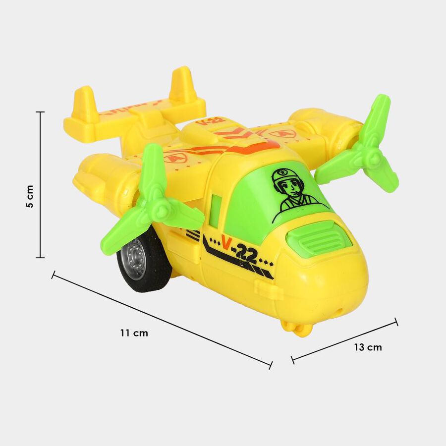Kid's Rotating Military Aircraft Helicopter Toy, , large