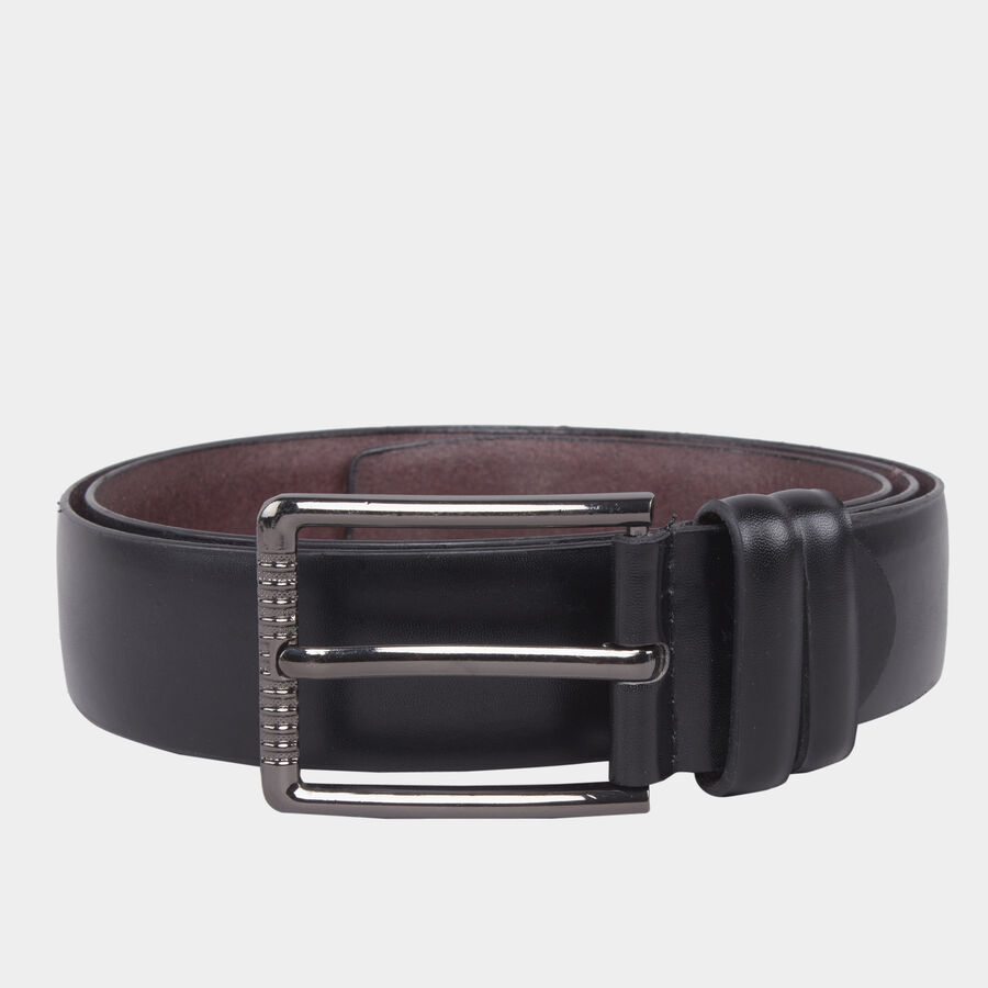 Men Formal Black Belt (36 in.), , large image number null