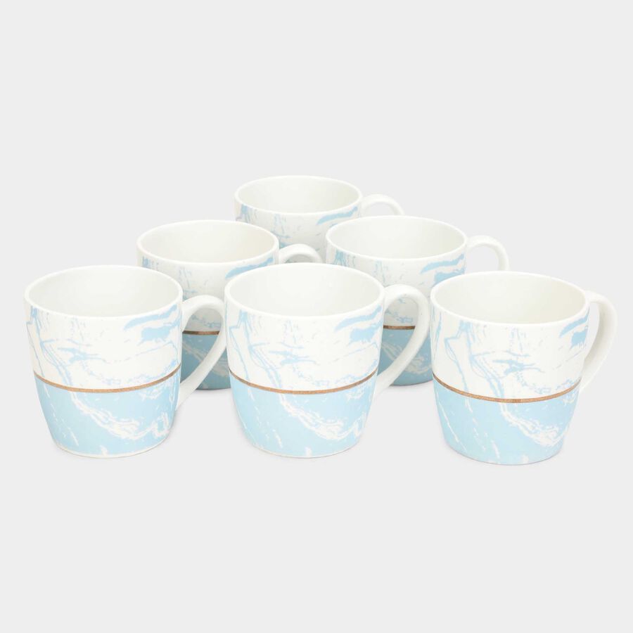 Bone China Mug, 180 ml, Set of 6, , large image number null