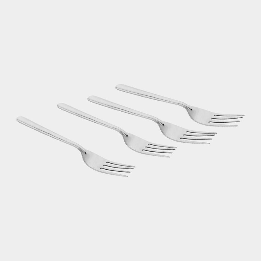 Set of 4 Stainless Steel Baby Forks, , large image number null