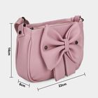 Woman's Pink Polyurethane Bag, , small