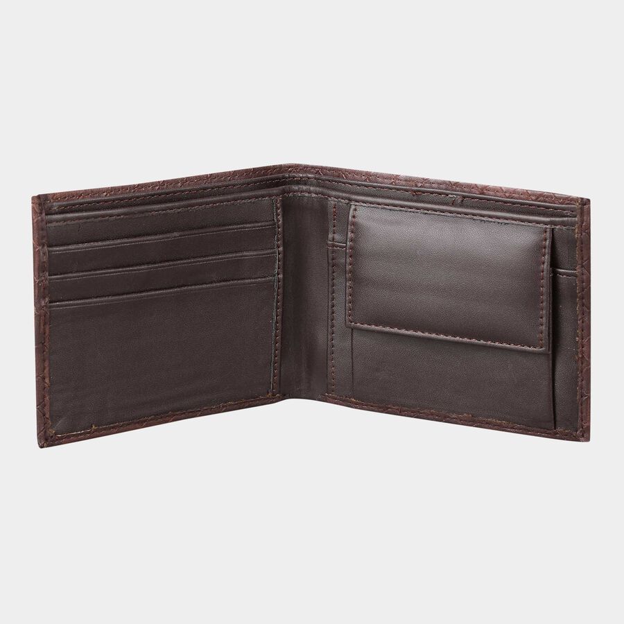Men's Brown Polyurethane Wallet, , large image number null