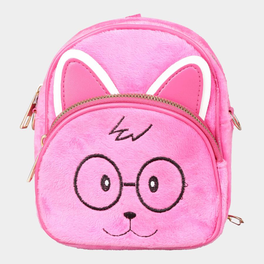Kids' Furry Bag, Polyurethane, , large image number null